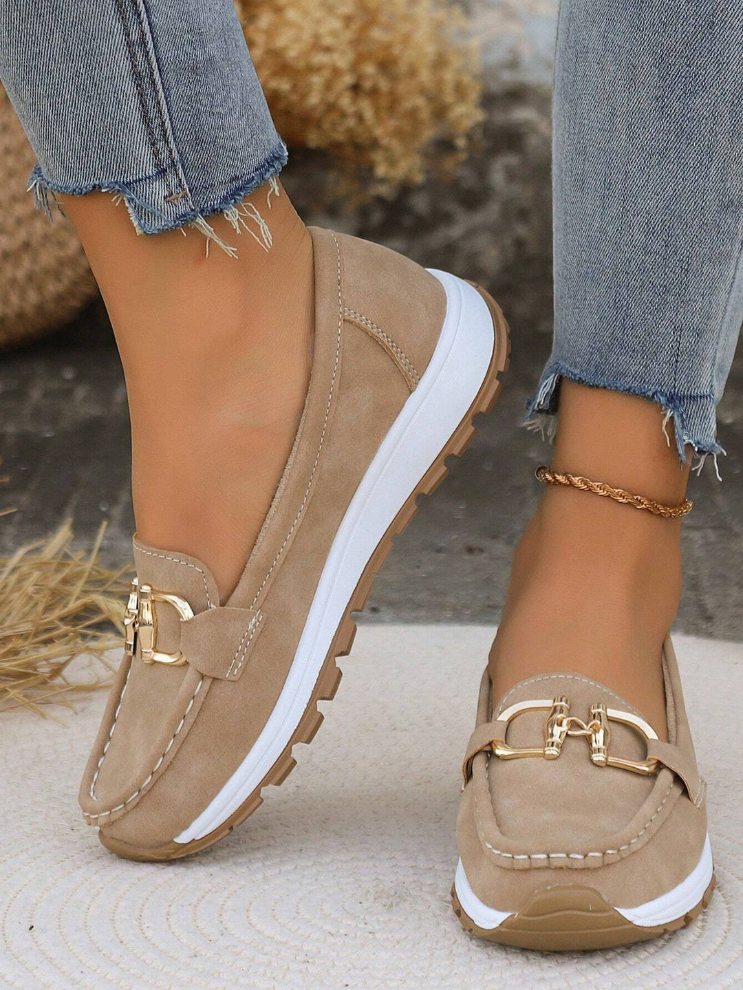 Emily | Flat Buckle Loafers