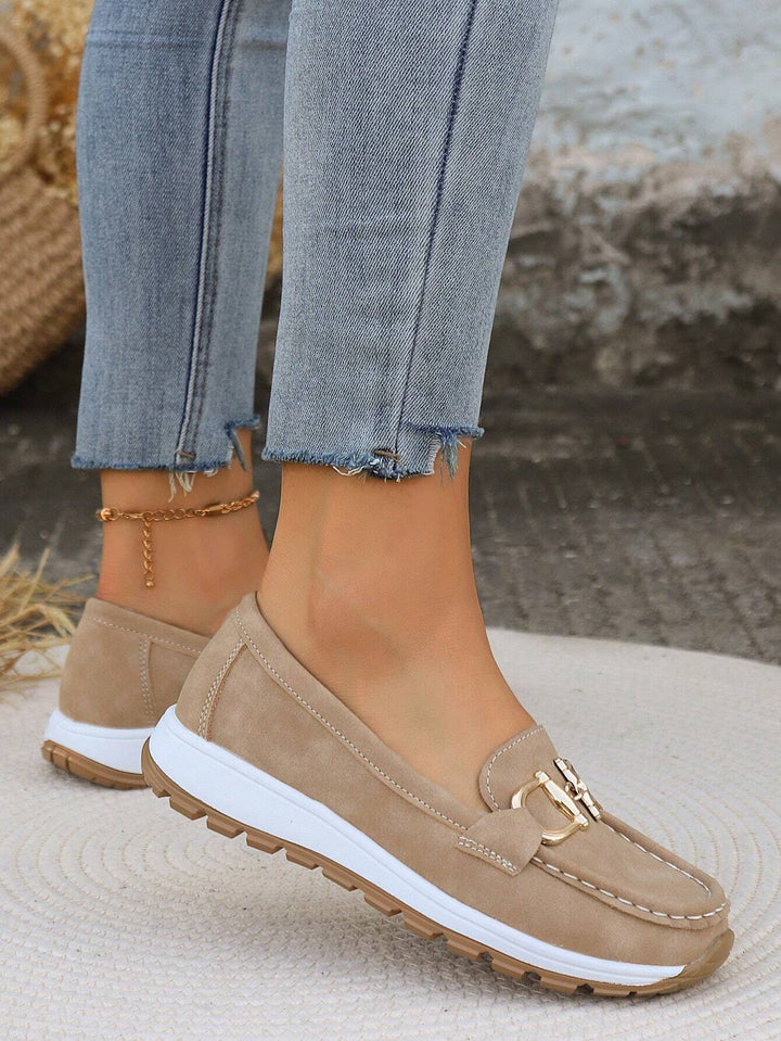 Emily | Flat Buckle Loafers