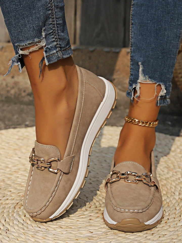 Emily | Flat Buckle Loafers