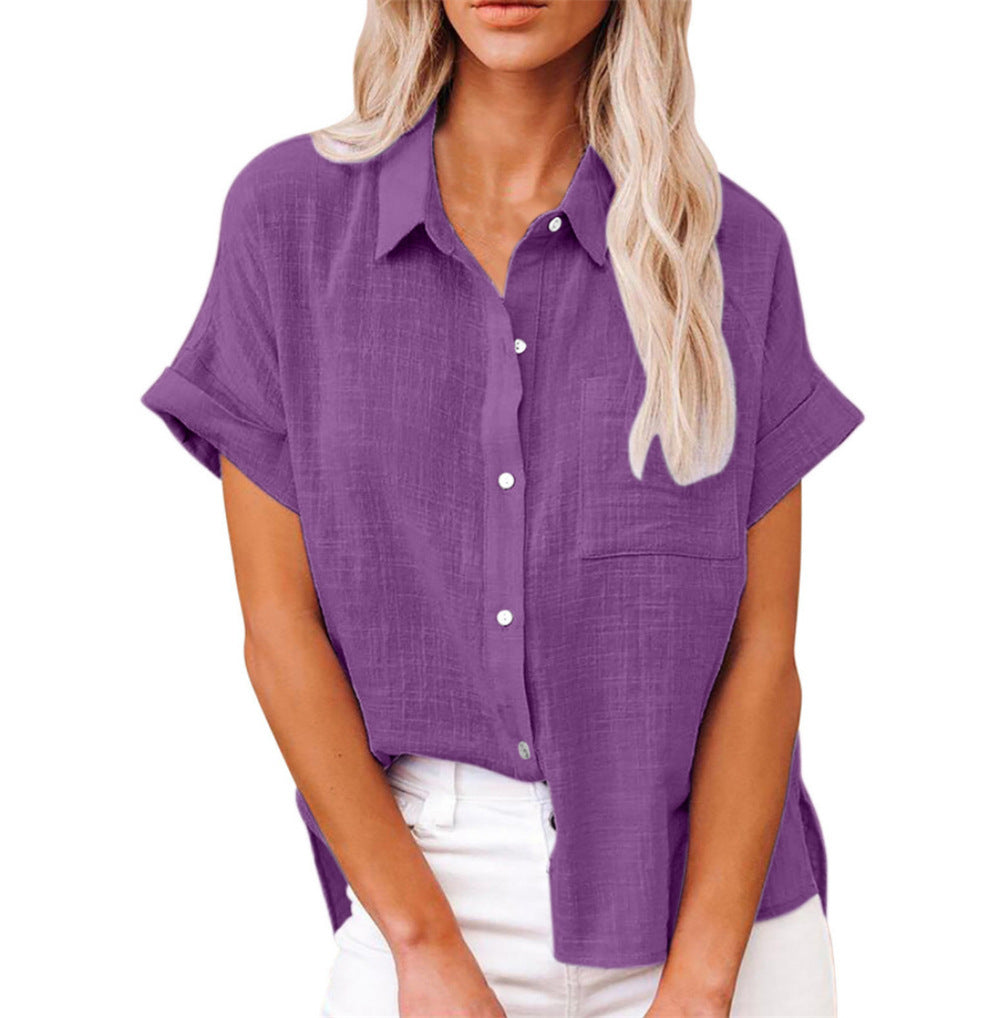 Yasmin | Lightweight Cotton-Linen Blouse