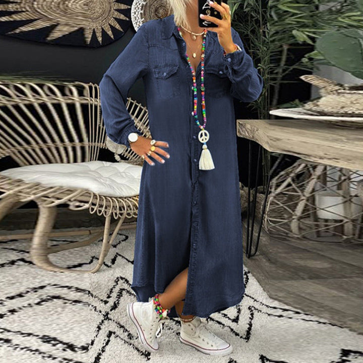 Gunn | Long Sleeve Denim Dress