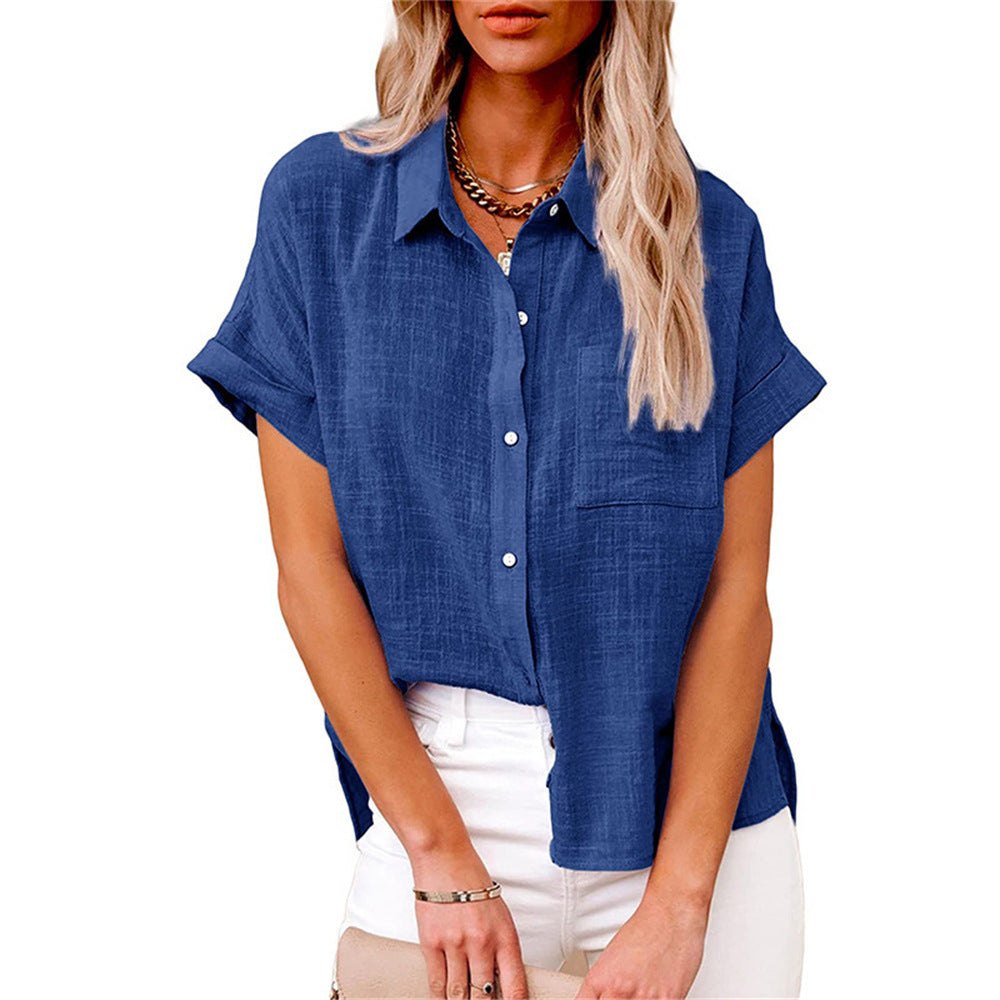 Yasmin | Lightweight Cotton-Linen Blouse