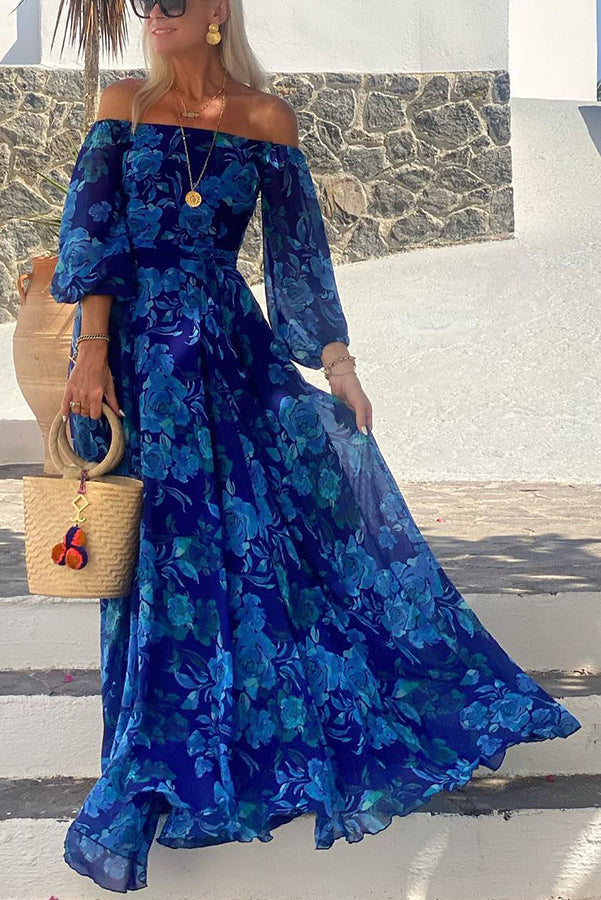 Freya | Floral Off-Shoulder Maxi Dress