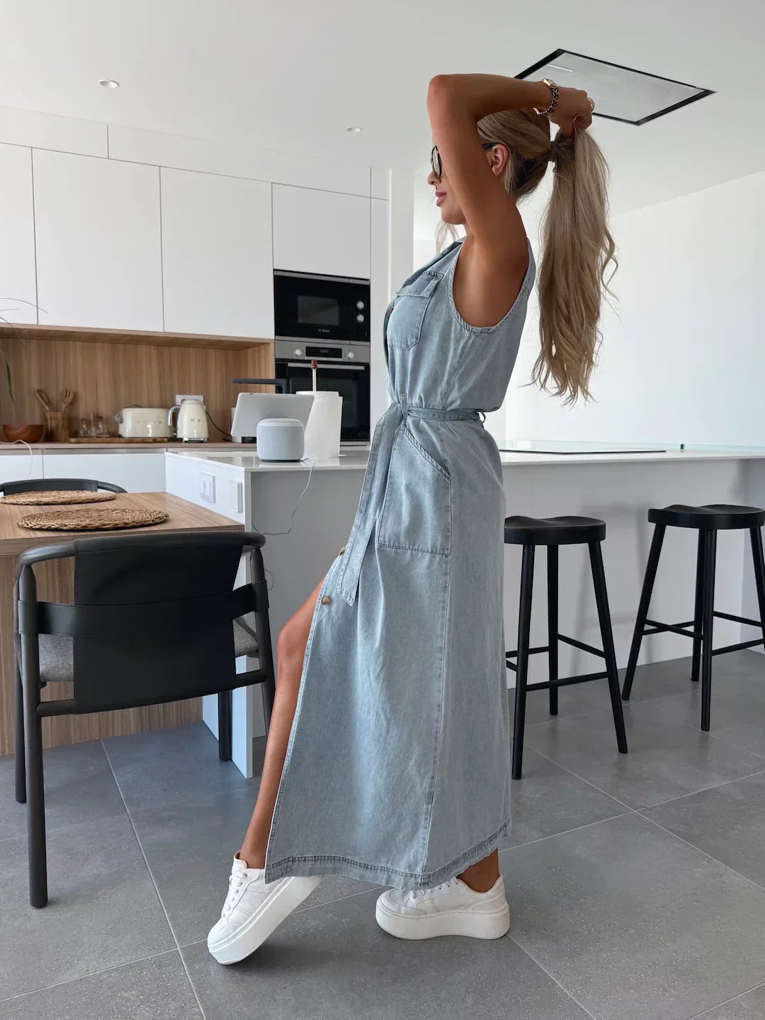 Luzia | Maxi Denim Dress