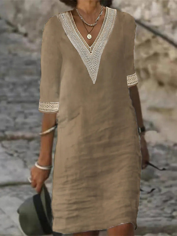 Dakota | Casual V-Neck Lace Dress