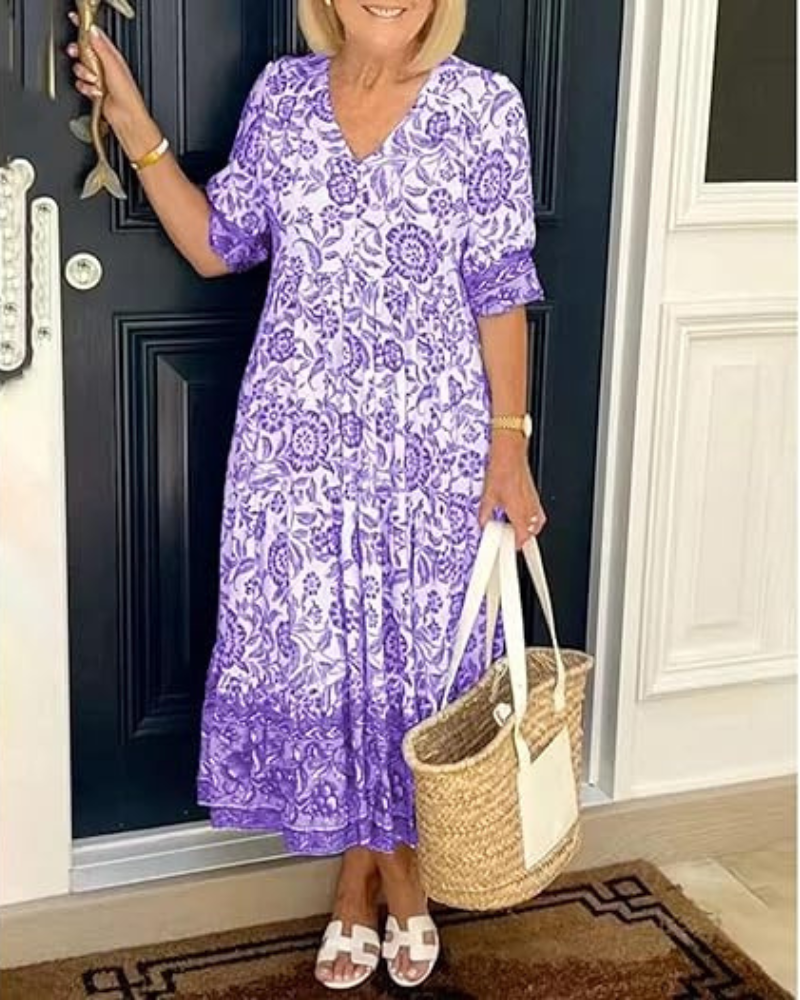 Lillian | Elegant And Airy Floral Dress