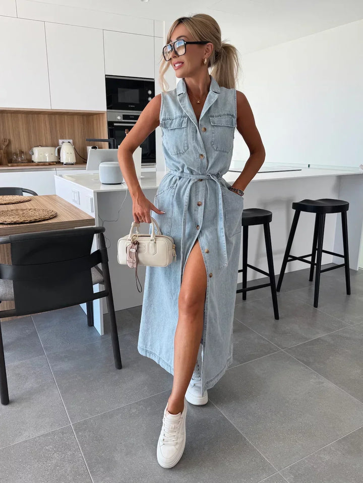 Luzia | Maxi Denim Dress