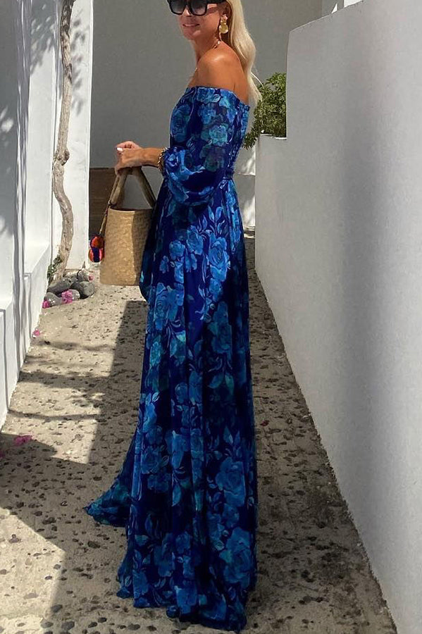 Freya | Floral Off-Shoulder Maxi Dress