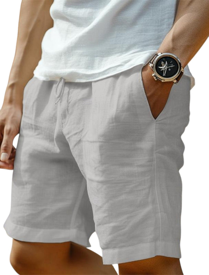 Gavin | Short Linen Pants