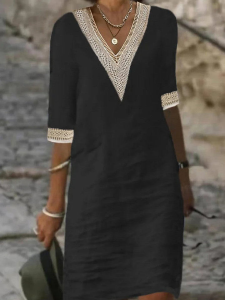 Dakota | Casual V-Neck Lace Dress