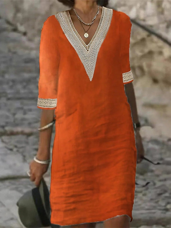 Dakota | Casual V-Neck Lace Dress