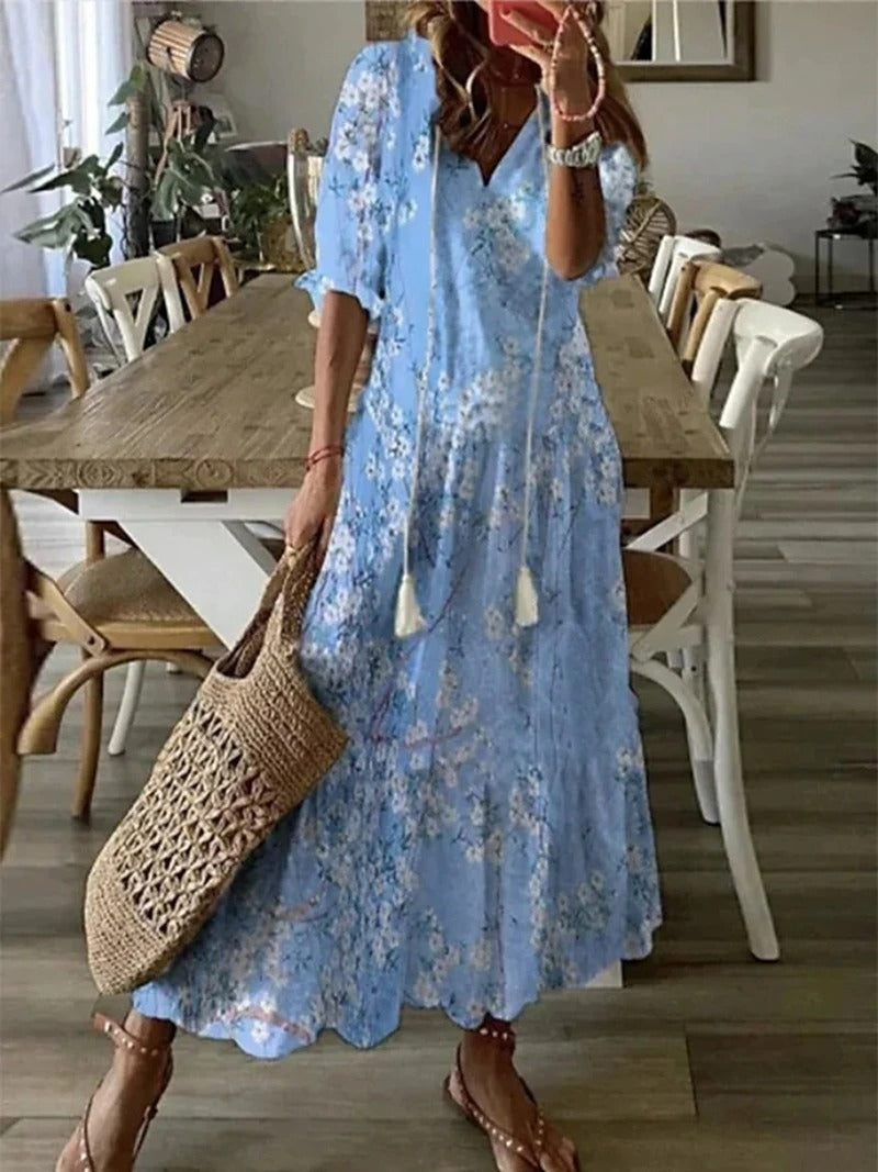 Brianna | Bohemian Maxi Dress
