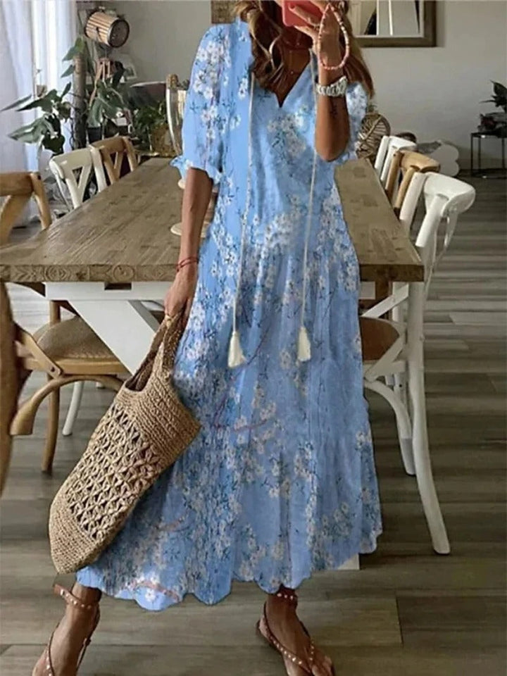 Brianna | Bohemian Maxi Dress