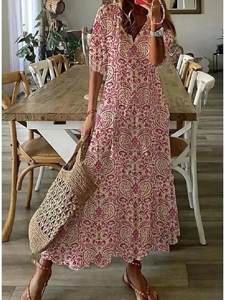 Brianna | Bohemian Maxi Dress