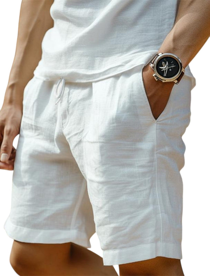 Gavin | Short Linen Pants